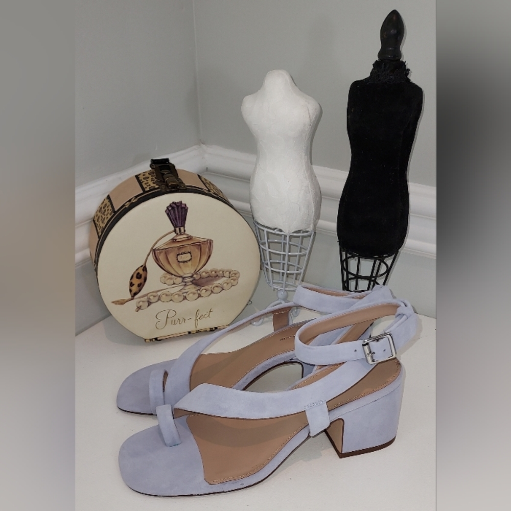 Bcbgeneration Light Blue Toe Loop Sandals - image 3